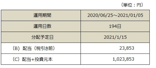 分配金表